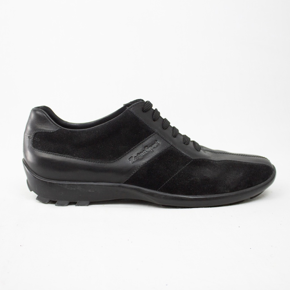Zegna Sport Mens Shoe size 13 European in excellent condition leather and Swede.